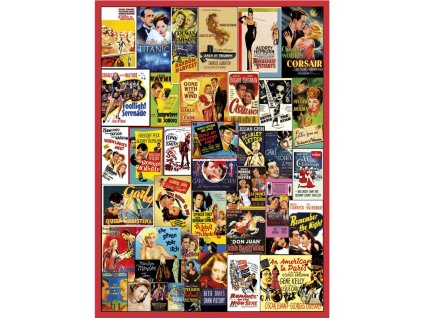 Klasická romantika plagáty filmov puzzle 500ks