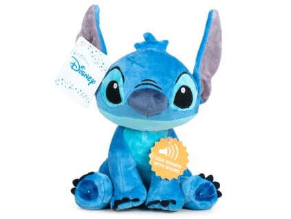 Disney Stitch mäkká plyšová hračka so zvukom 20cm