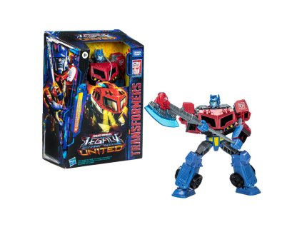 Transformers Legacy United Voyager Class Animated Universe figúrka Optimus Prime 17,5cm