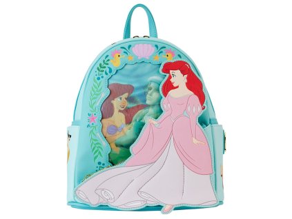 Loungefly Disney Malá morská víla Ariel Princezná Lenticular batoh 26cm