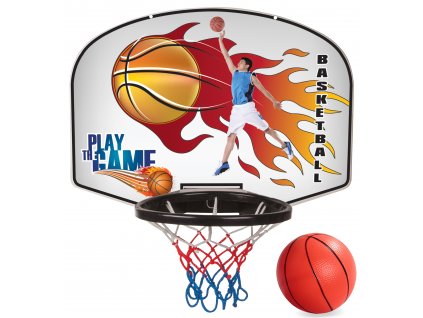 WOOPIE Set Prenosná závesná basketbalová lopta + lopta