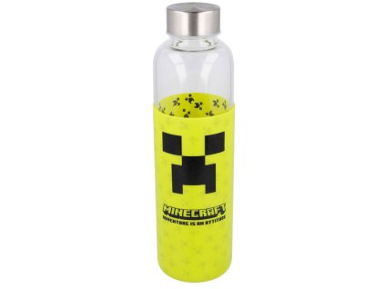 Minecraft silikónový kryt sklenenej fľaše 585ml