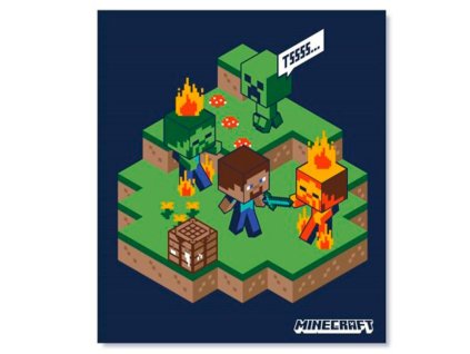 Polárna deka Minecraft