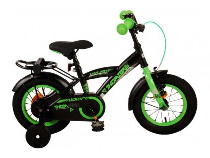Detský bicykel 12  Volare Thombike - chlapci Black Green (2 - 4 rokov)