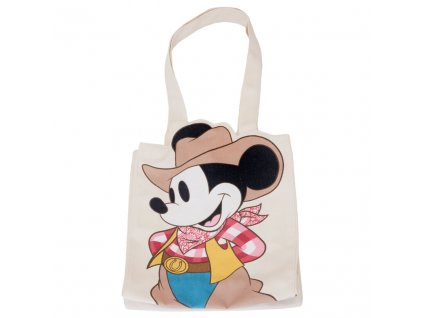 Loungefly Disney Mickey &#38; Minnie Western nákupná taška