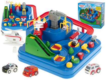 Tor przeszkod interaktywny parking wyscigi ambulans policja auto 90524(2)