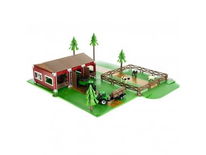 WOOPIE Farmársky set so zvieratkami Figúrky + 2 traktory 102 ks