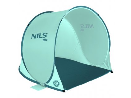 Samorozkladací plážový stan NILS Camp NC3173 mätový