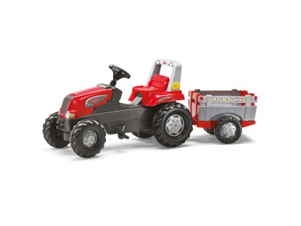 Rolly Toys RollyJunior RT - Pedálový traktor s prívesom Junior 3-8 rokov do 50 kg
