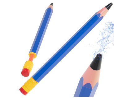 Striekačková vodná pumpa ceruzka 54cm modrá