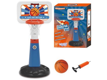 WOOPIE Basketbalový set nastaviteľný 99 - 125 cm + lopta + pumpa