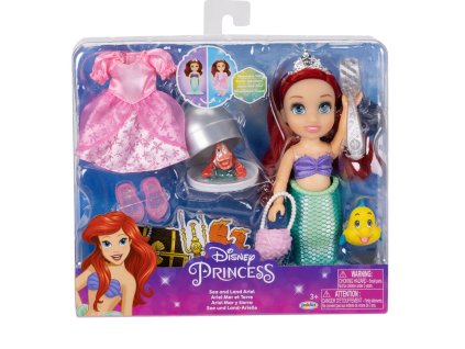 Disney Malá morská víla Zem a more Bábika Ariel 15cm