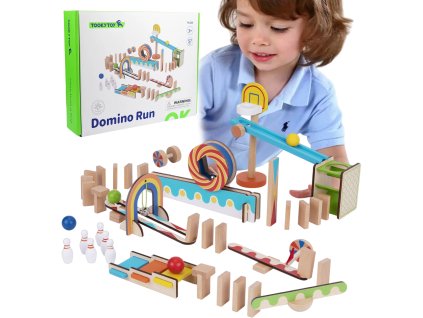 Hračka TOOKY TOY Domino Bullet Course