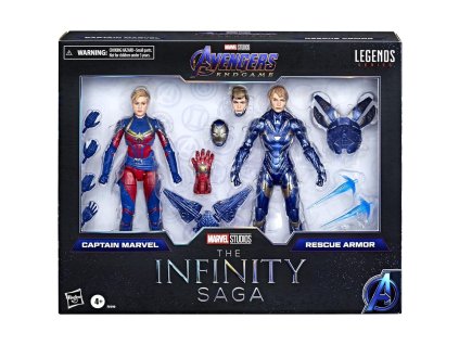 Marvel Avengers Endgame The Infinity Saga Captain Marvel a záchranná zbroj balenie 2 figúrky 15cm