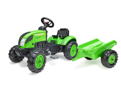 FALK Country Farmer pedálový traktor s prívesom zelený 2-5 rokov