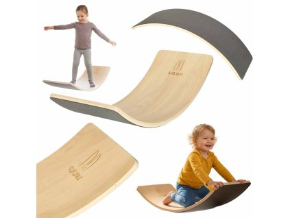 Deska do balansowania z filcem LULILO AJLO szary 180039