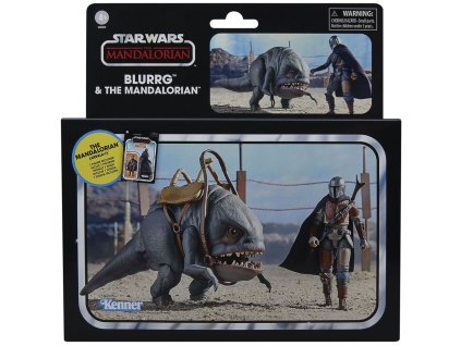 Star Wars Mandalorian - Blurrg & Mandalorian set 2 figúrky 9,5cm