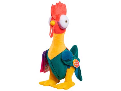 Pohyblivá a zvuková plyšová hračka kohút  Heihei z rozprávky Vaiana 2(na 3AA baterky)video v popise