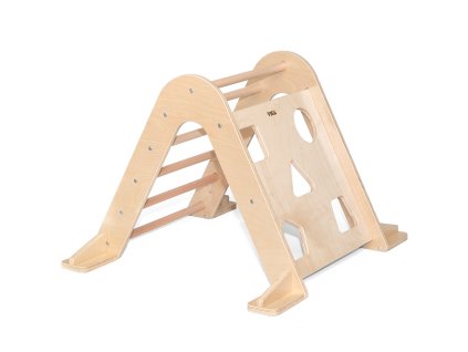 VIGA Montessori Drevený lezecký trojuholník Pikler