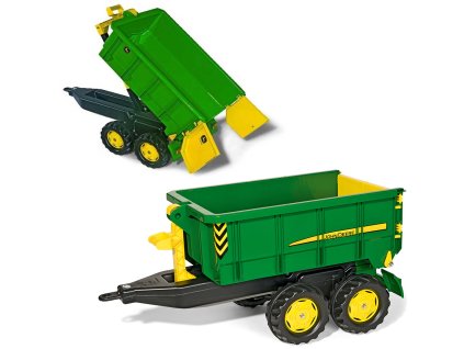 Rolly Toys veľký dvojnápravový sklápací príves John Deere