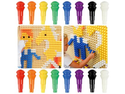 MASTERKIDZ Farebné TABLET DOLLS 512 kusov 8 farieb