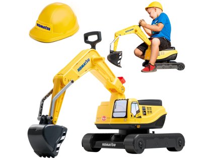 Rotačné rýpadlo FALK Komatsu + prilba