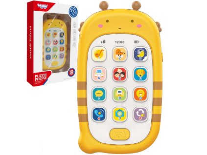 Interaktívny mobilný telefón WOOPIE BABY so zvukmi