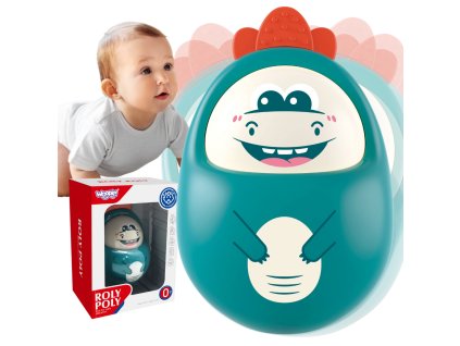 WOOPIE BABY Klaun dinosaurus s melódiami