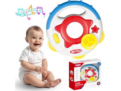 Interaktívna hudobná hračka WOOPIE BABY Tambourine