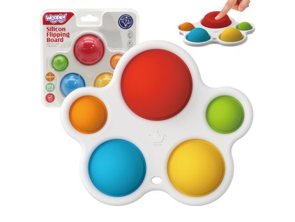 WOOPIE BABY Senzorická hračka Antistresové hryzátko POP IT Montessori