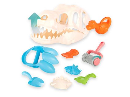 WOOPIE Pieskový set Dinosaury Vykopávky 9 ks