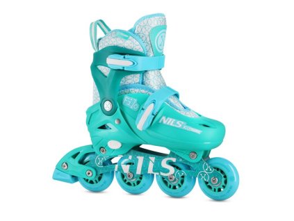 Kolieskové korčule NILS Extreme NA13102 zelené (Veľkosť XS(26-29))
