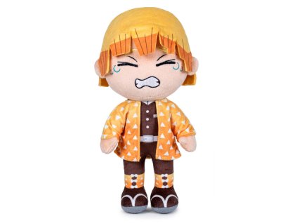 Zabijak démonov Kimetsu no Yaiba Zenitsu Agatsuma plyšová hračka 27cm