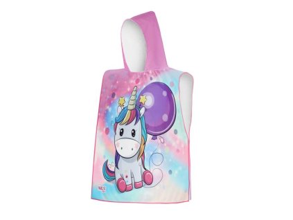 Uterák - pončo z mikrovlákna NILS aqua NAR20 Unicorn