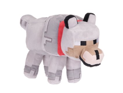 Minecraft Vlk plyšová hračka 26cm