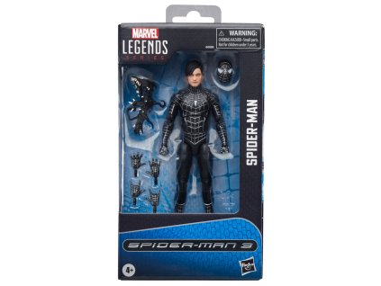 Marvel Legends Spiderman 3 Symbiote Spider-Man figúrka 15cm