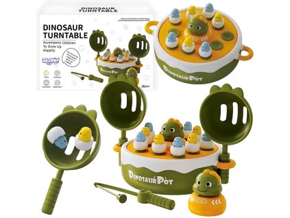 WOOPIE Dinosaur Catching Arcade Game 4v1 Katapult