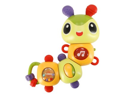 Gasienica elektroniczna zabawka muzyczna swiatla 140585