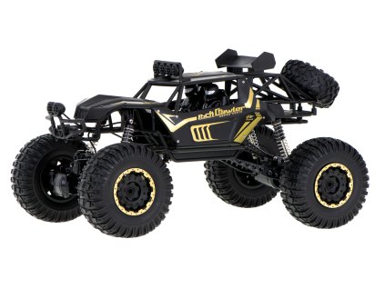 Samochod RC zdalnie sterowany Rock Crawler 2 4GHz 1 8 51cm metal czarny 138193