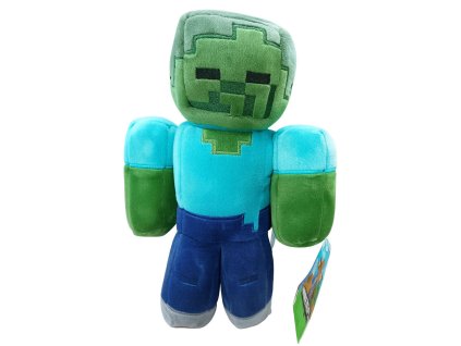 Minecraft Zombie plyšová hračka 30cm