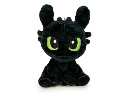 Mäkká plyšová hračka 60cm Ako si vycvičiť draka Bezzubka s otvorenými očami