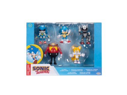 Sonic The Hedgehog balenie 5 figúrok 6cm