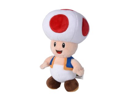 Plyšová hračka Nintendo Super Mario Toad 20cm