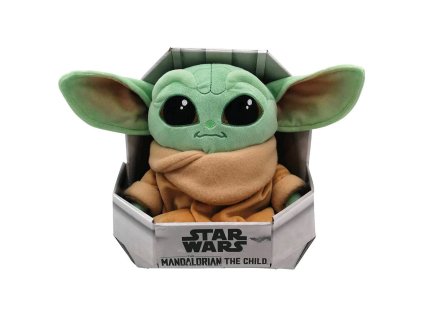 Star Wars Mandalorian Detský detský Yoda plyšová hračka 25cm