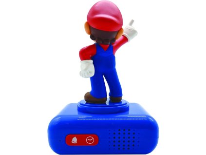 Super Mario Bros Mario Digitálny budík s nočným svetlom