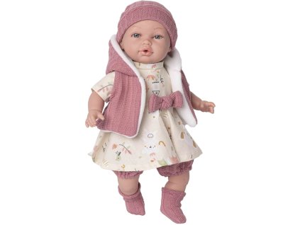 Detská bábika reborn Daniela vestička zvuk