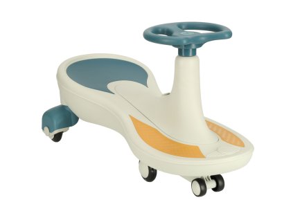 Jezdzik grawitacyjny swiecace kola LED z muzyka grajacy 76cm niebiesko bialy max 100kg 157379