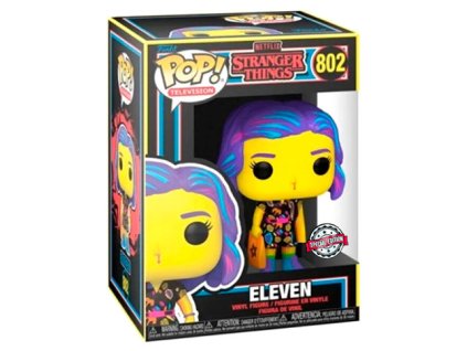 POP figúrka Stranger Things Eleven v oblečení z obchodného centra Black Light Exclusive