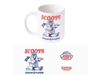 Hrnček Stranger Things Scoops Ahoy 350 ml