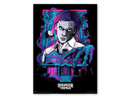 Svietiaci plagát Stranger Things